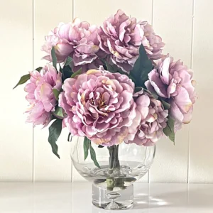 A picture of mix soft pink tipped cream and lavender peony.