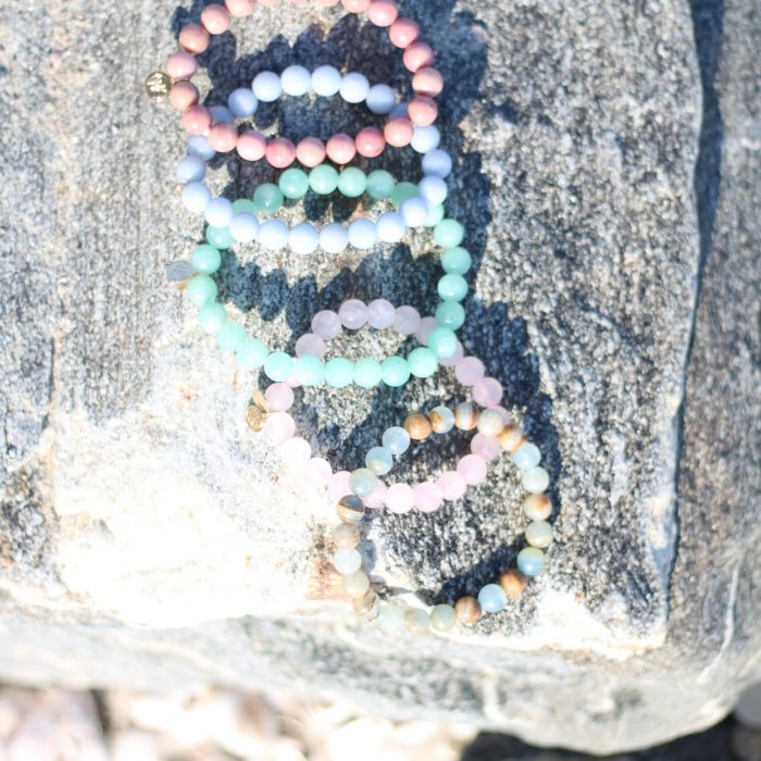 Crystal bracelets by Wendy Kleiner